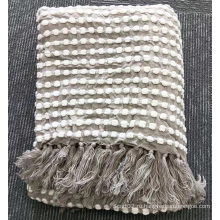 Тяжеловое вязаное одеяло